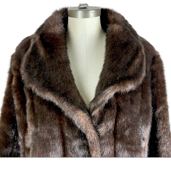 Fabulous Furs Vintage Faux Mink Sable Fur Coat - Picture 13 of 15